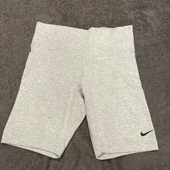 Nike Shorts Womens Grey Nike Biker Shorts Poshmark